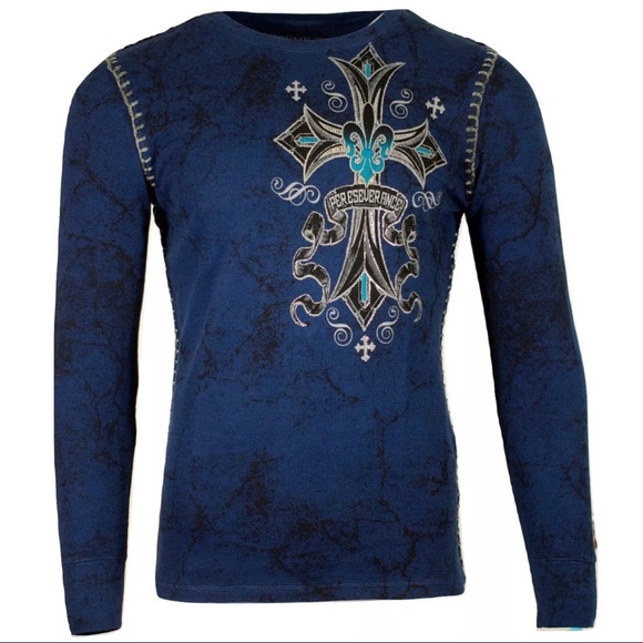 Xtreme Couture by AFFLICTION Men THERMAL BRONZE AR - Picture 1 of 5